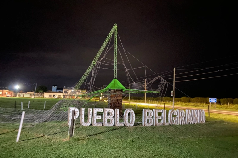 Tras el temporal, volvió a caer el Arbolito de Pueblo Belgrano