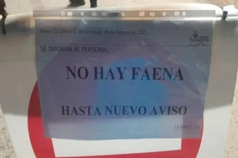 La empresa Granja Tres Arroyos paralizó la faena hasta nuevo aviso