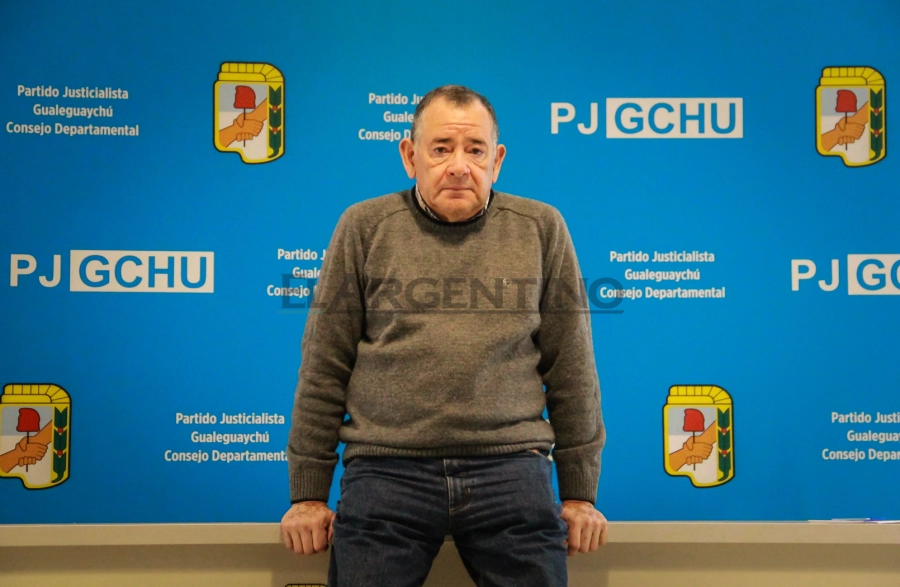 Gustavo Vela, presidente del PJ Gualeguaychú