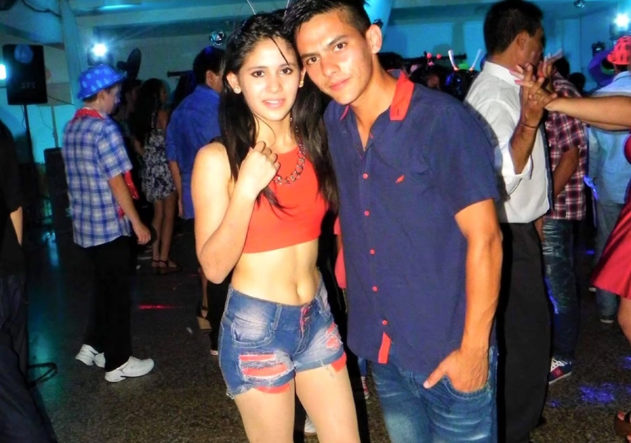 Gisela López junto a su hermano Gabriel
