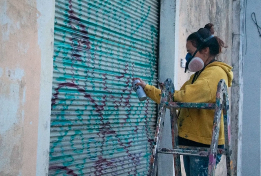 <b>La obra fue realizada por la artista local Juli Casse</b>