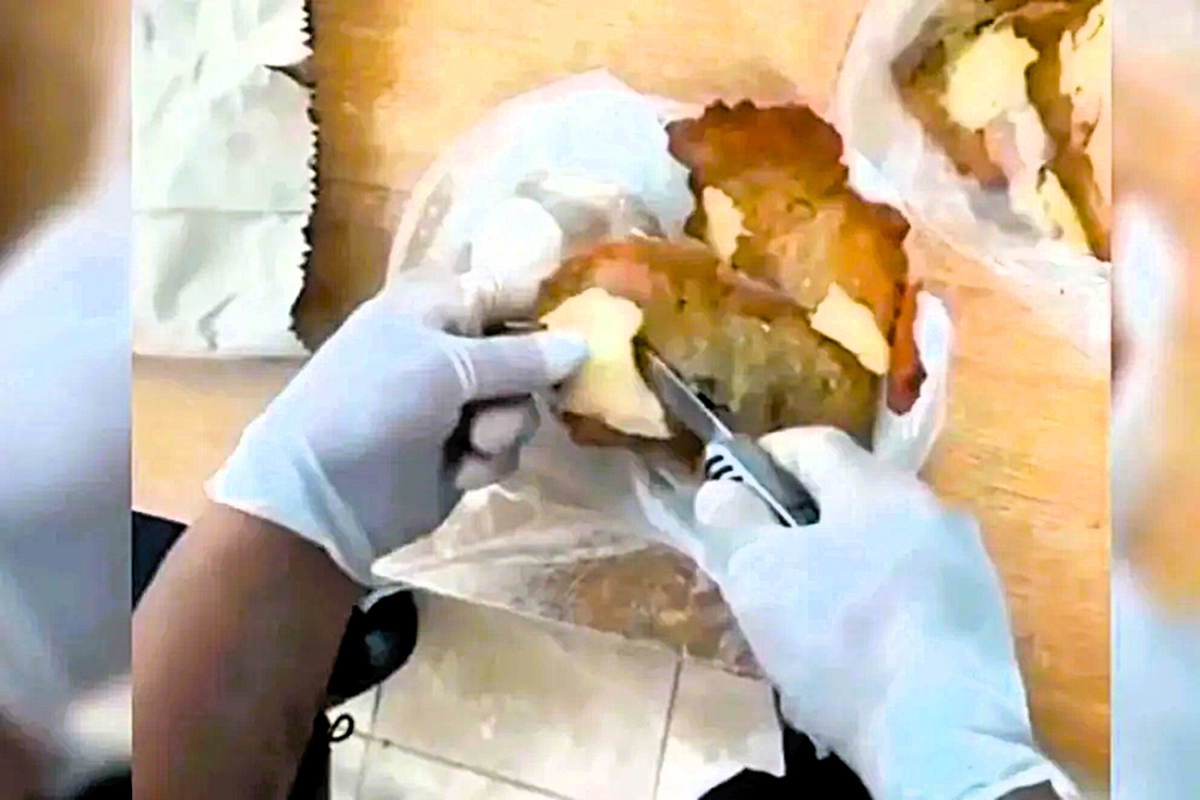 Estupefacientes camuflados en alimentos