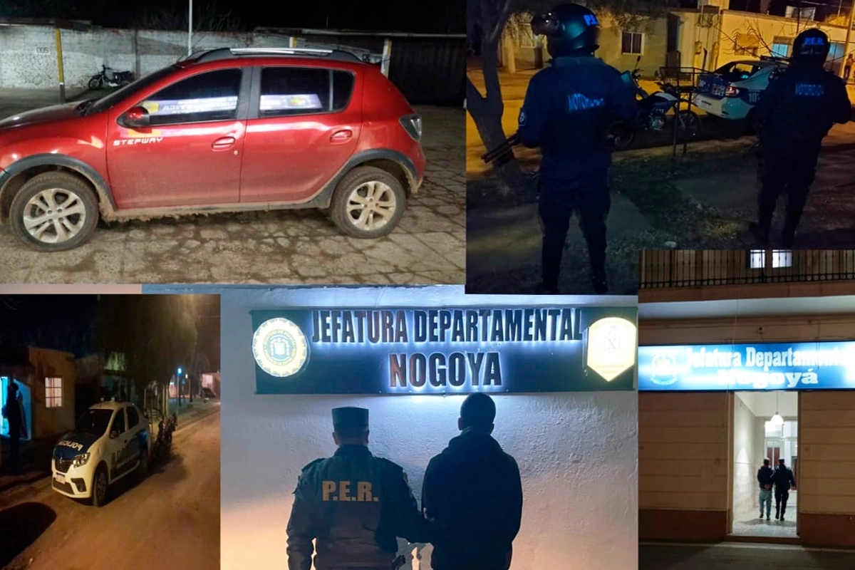 Robo calificado y operativo policial en Nogoyá