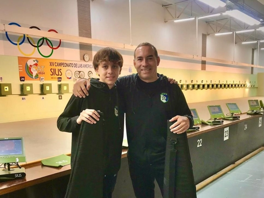 Juan Martin suele competir junto a su padre: Hern&aacute;n R&iacute;os