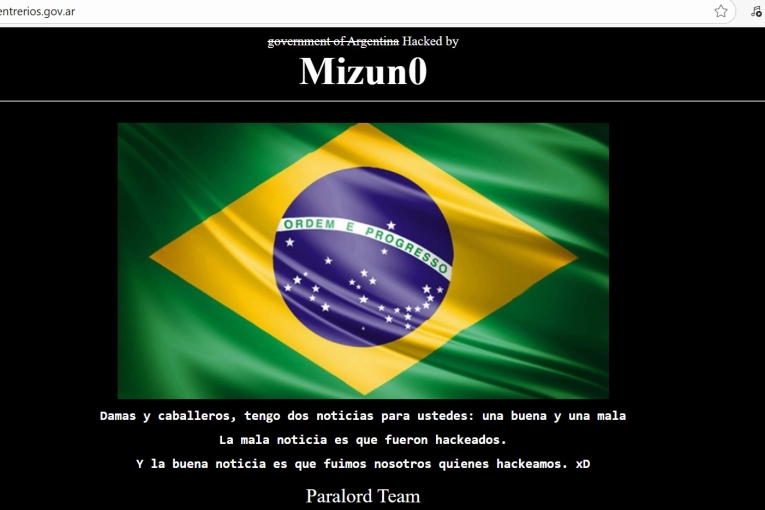Hackearon la página web del CGE: "Pelé é maior que Maradona"
