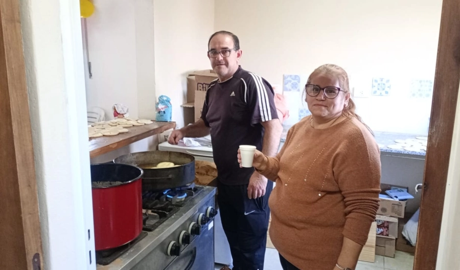 Padres y madres del barrio se sumaron a organizar y trabajar