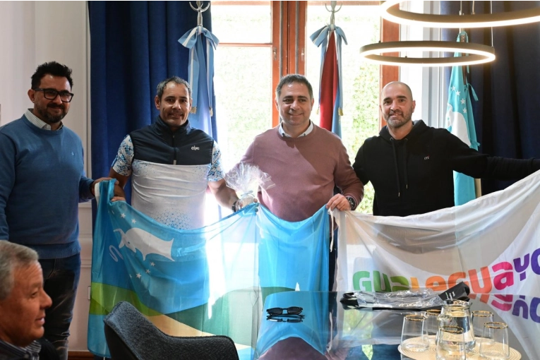 El Intendente despidió a Roberto “Tito” Palacios rumbo al Mundial de Canotaje en Hungría