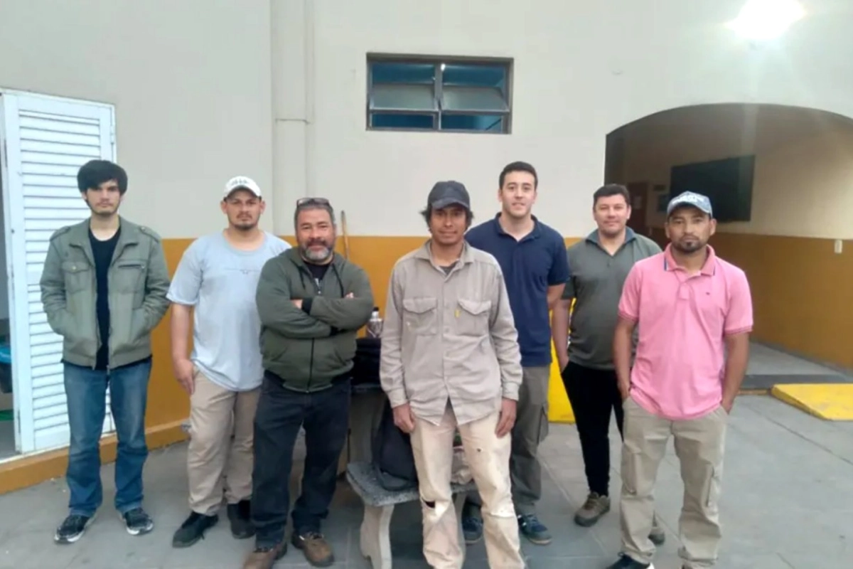 Alumnos e instructores que realizaran las práctica