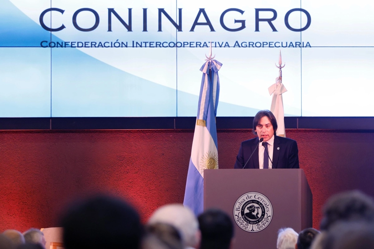 Presidente de Coninagro: Lucas Magnano