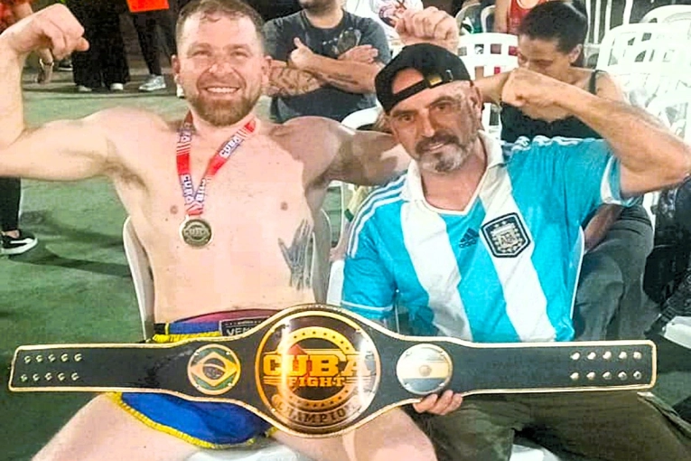 Orgullo gualeguaychense: Brian Santellán se consagró campeón sudamericano en Brasil