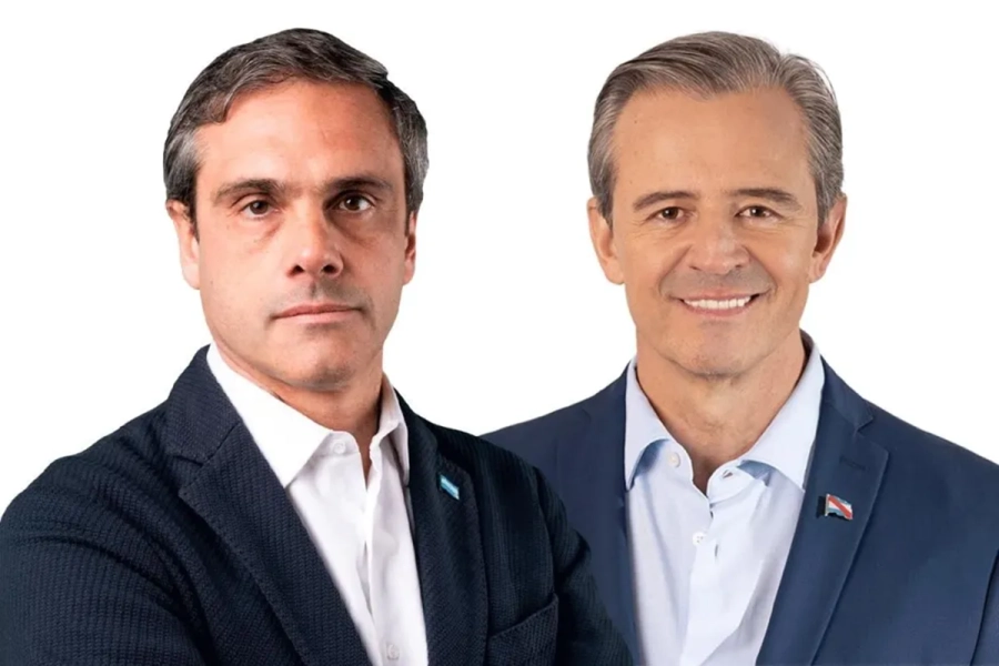 Fuerza Entre Ríos: Adán Humberto Bahl (Candidato a senador nacional) y Guillermo Michel (Candidato a diputado nacional)