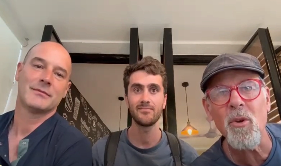 Yamand&uacute; Martínez, Vicente Conculini y Miguel Silio