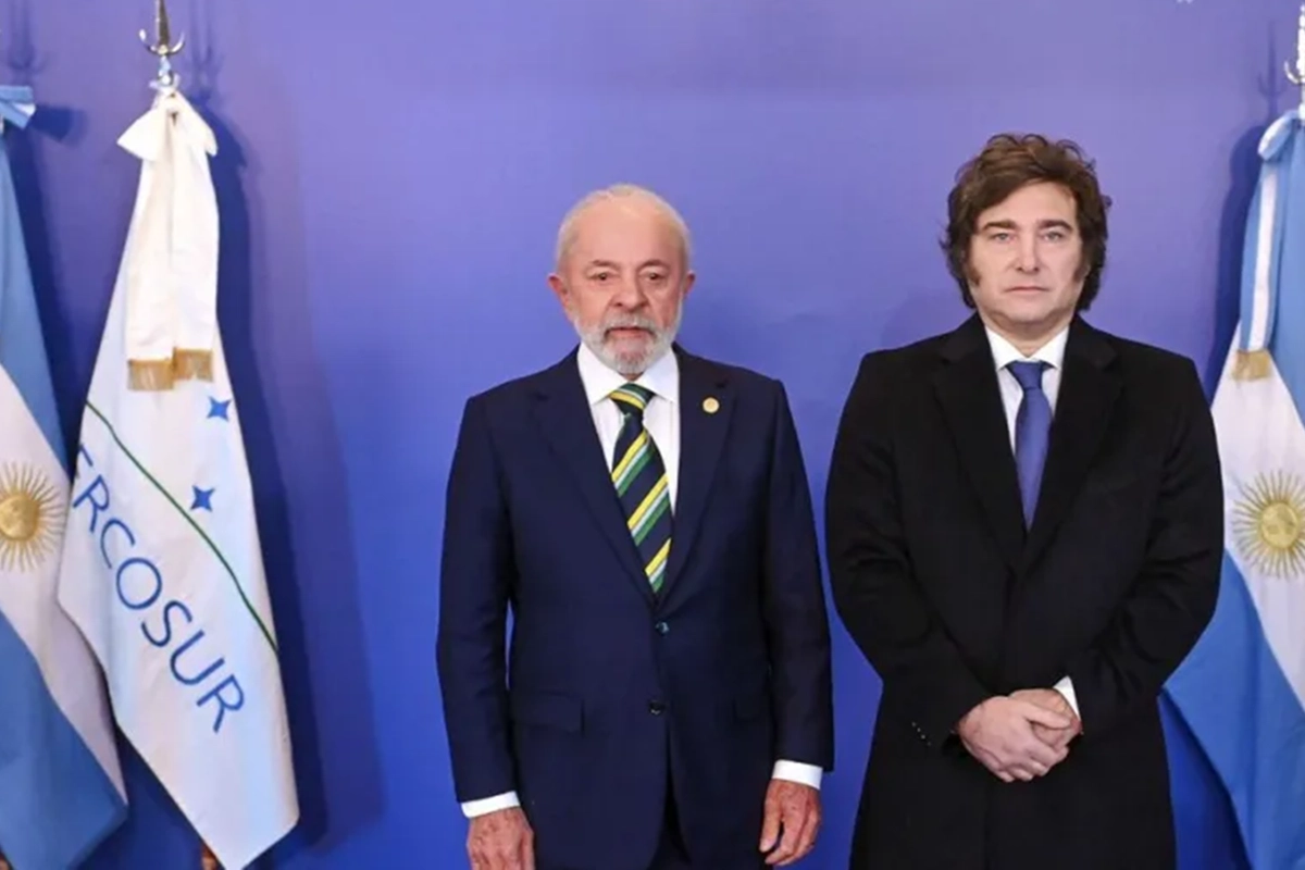 Lula da Silva y Javier Milei