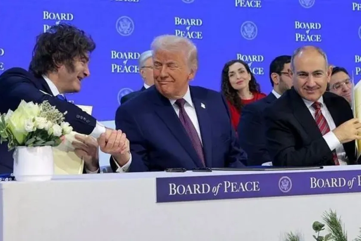 Javier Milei en el Consejo de Paz