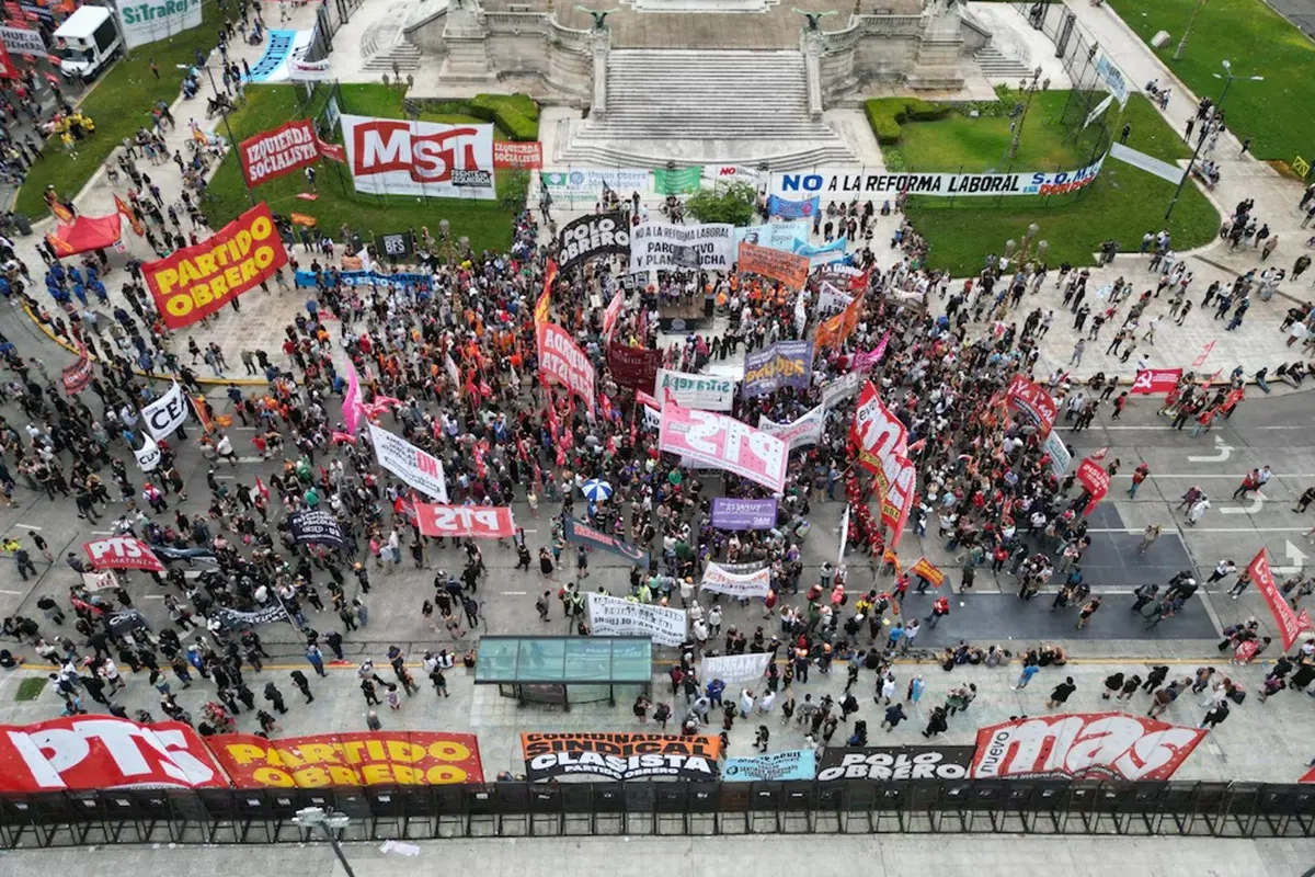 Incidentes en el Congreso. Foto: Infobae.