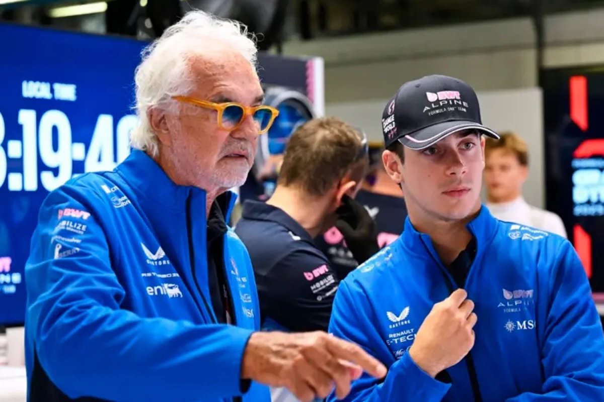 Colapinto y Briatore