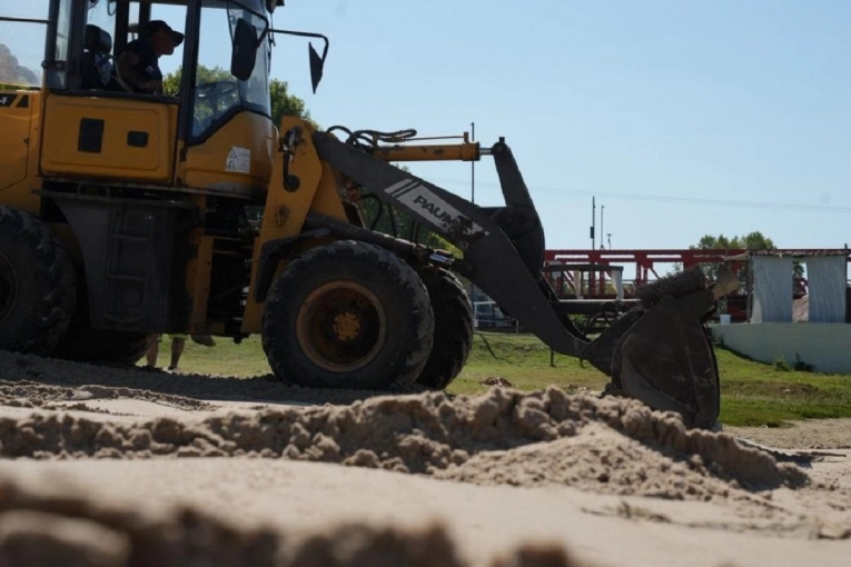 Comenzaron a mejorar el Balneario para el Campeonato Argentino de Canotaje