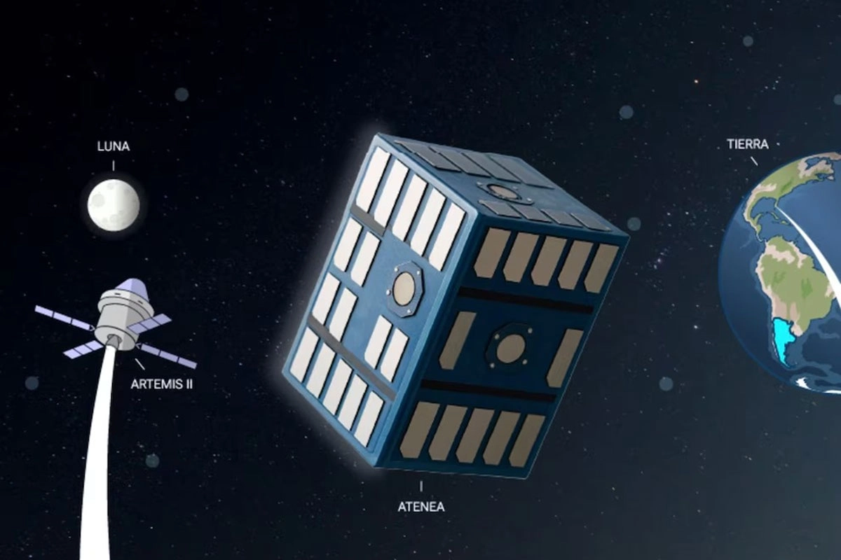 Atenea comenz&oacute; transmitir datos