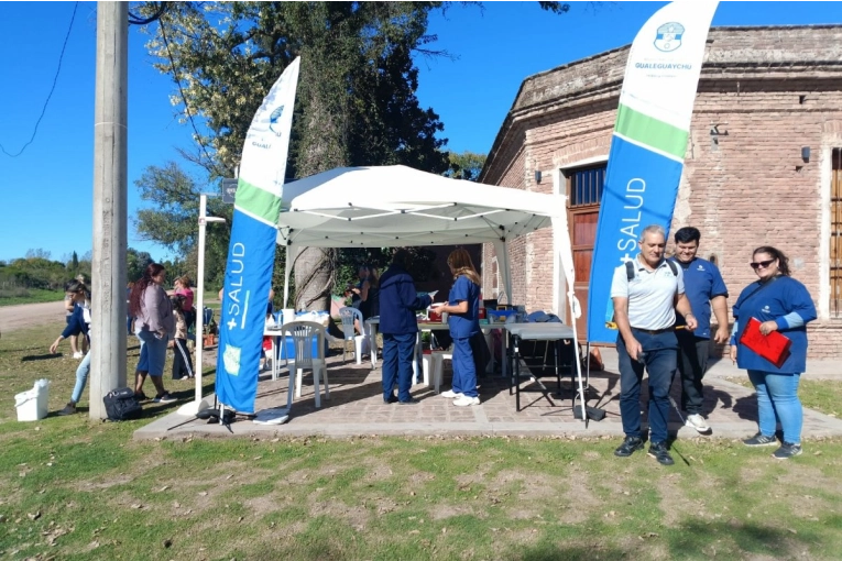 Realizaron una jornada de salud en la zona sur con controles, vacunaci&oacute;n y testeos gratuitos
