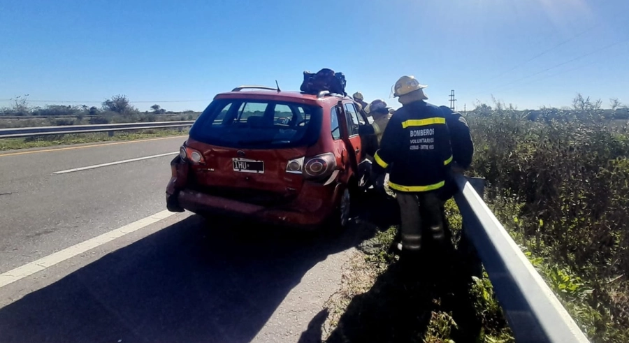 <i>Autom&oacute;vil VW Suran circulaba desde Buenos Aires con destino a Pueblo Belgrano</i>