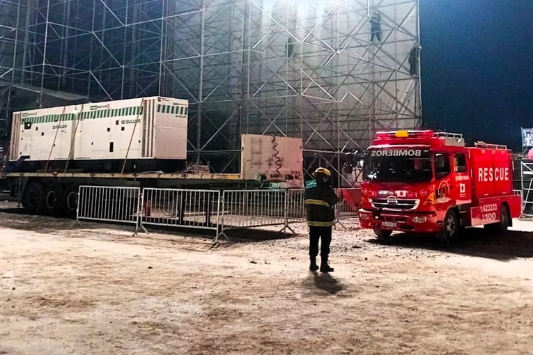 Bomberos Voluntarios acompa&ntilde;&oacute; el recital de La Renga en el Espacio Astra