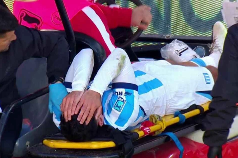 As&iacute; fue la dura lesi&oacute;n que Alan Forneris sufri&oacute; durante el duelo entre Racing y Estudiantes