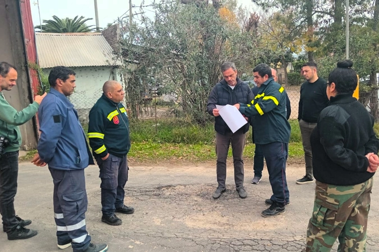 Bomberos Voluntarios de Ceibas dialogaron con autoridades provinciales y nacionales sobre las necesidades del cuartel