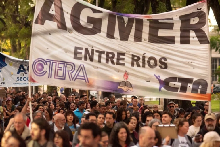 Agmer asegur&oacute; que el paro tuvo un 80% de acatamiento y el Gobierno habla de 71% de presentismo