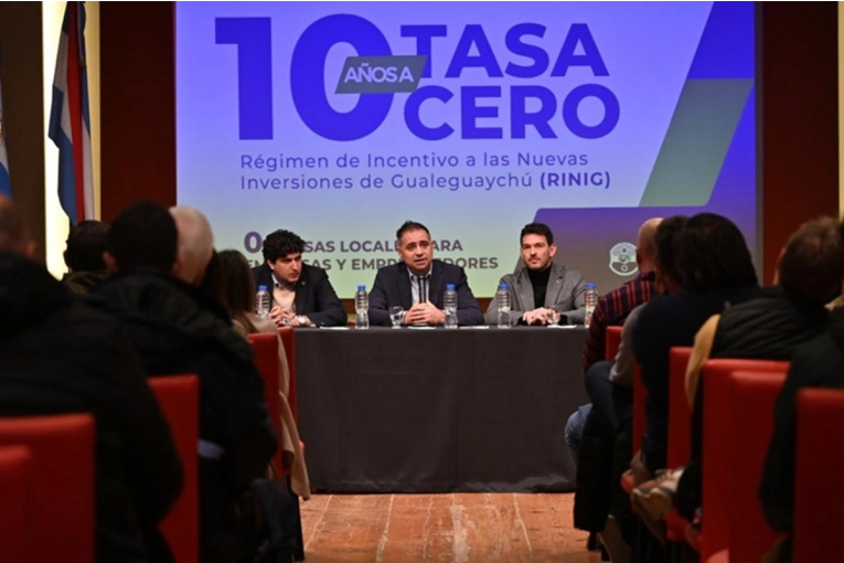 0 tasas por 10 a&ntilde;os: Davico anunci&oacute; incentivos para nuevas inversiones en Gualeguaych&uacute;