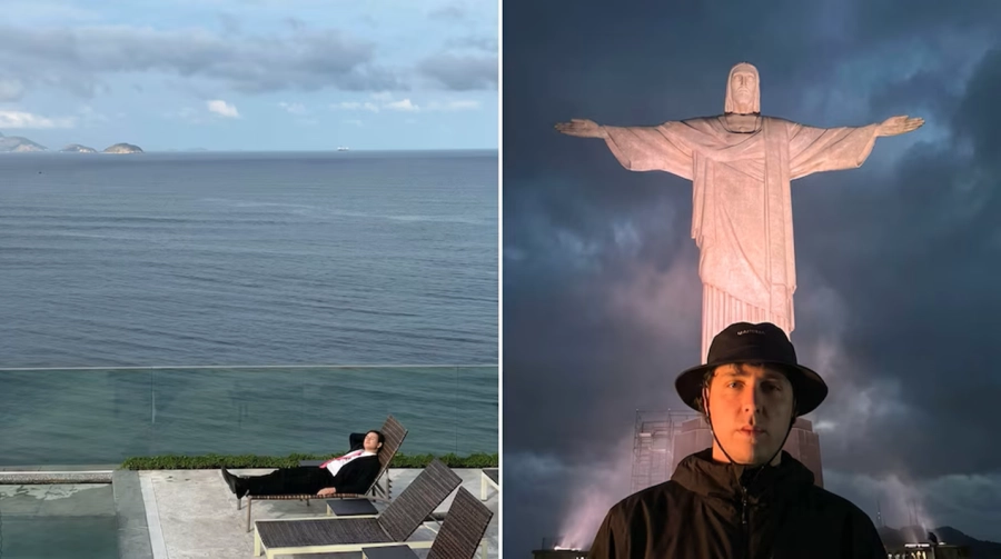<i>Las &uacute;ltimas publicaciones de Lucas en Instagram</i>