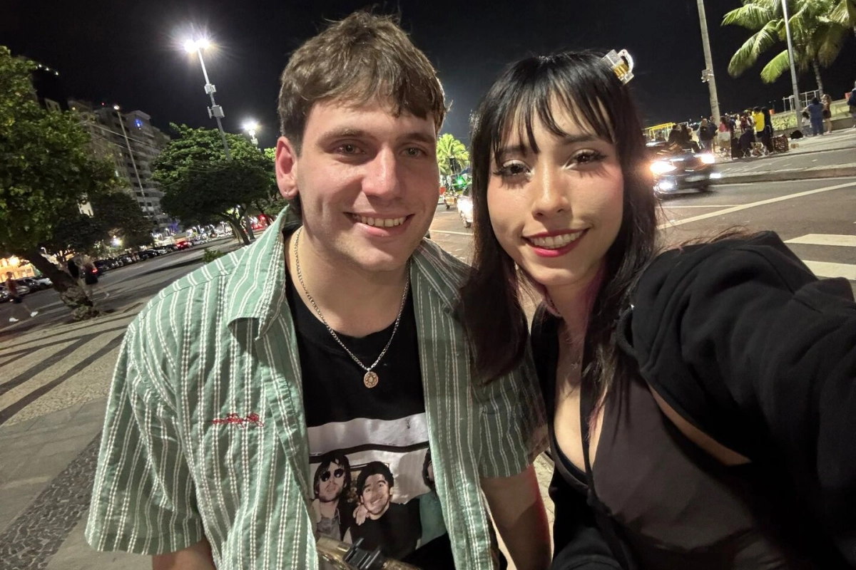 La &uacute;ltima foto de Gaspi con una fan en Brasil