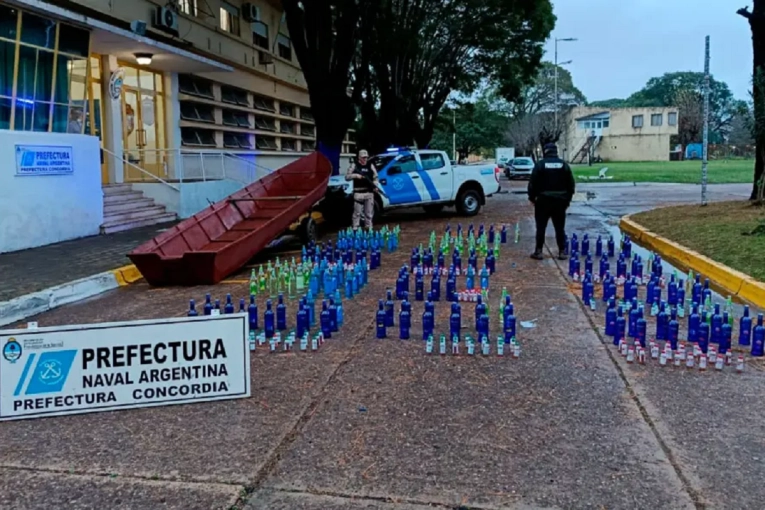 Prefectura frustr&oacute; un contrabando valuado en m&aacute;s de $6,4 millones en el r&iacute;o Uruguay