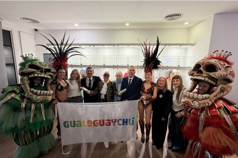 Gualeguaych&uacute; particip&oacute; en la muestra internacional sobre carnavales en la Casa de Entre R&iacute;os
