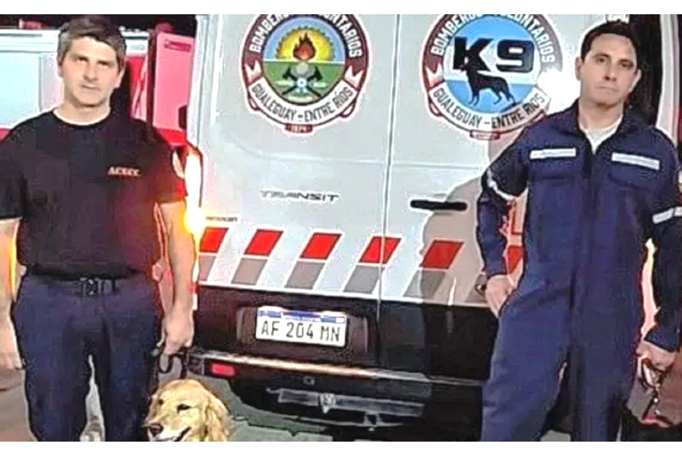 Tragedia en Venezuela: bomberos voluntarios de Gualeguay viajan con brigadistas K9 para ayudar en los rescates